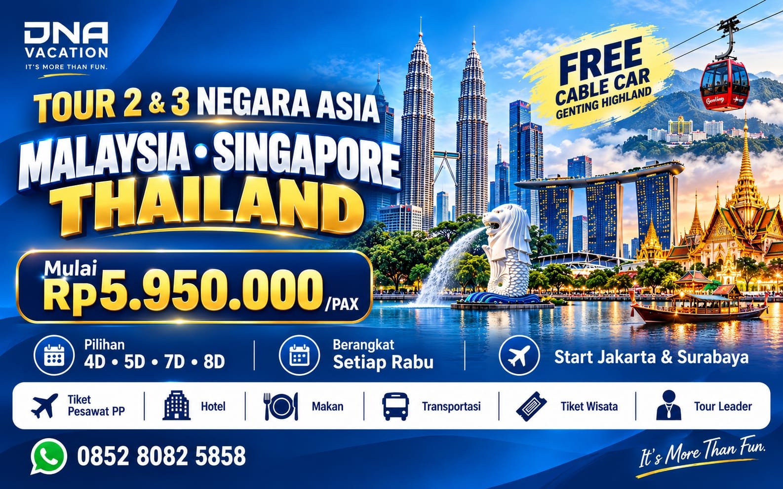 Tour 2 & 3 Negara Asia